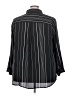 Catherines 100% Polyester Stripes Black 3/4 Sleeve Blouse Size 2X - photo 2