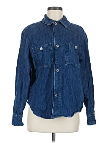 Zara Long Sleeve Button-Down Shirt (view 1)
