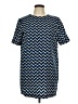 Zara Chevron-herringbone Blue Casual Dress Size L - photo 1