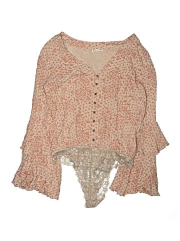 Intimately by Free People 3/4 Sleeve Blouse (view 1)