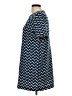 Zara Chevron-herringbone Blue Casual Dress Size L - photo 5