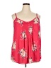 Torrid 100% Polyester Red Sleeveless Blouse Size 2X Plus (2) - photo 1