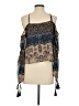 Tularosa 100% Polyester Blue Sleeveless Blouse Size S - photo 2