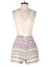 Adelyn Rae 100% Polyester Chevron-herringbone Ivory Romper Size S - photo 1