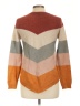 By & By Chevron-herringbone Orange Pullover Sweater Size L - photo 2