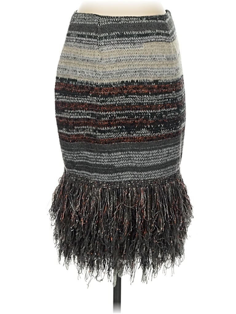 Pre-owned Cecilia Prado Casual Skirt In Gray