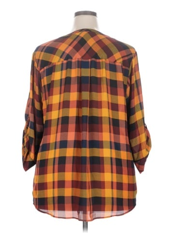Torrid 3/4 Sleeve Blouse (view 2)