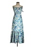Steve Madden Paisley Blue Cocktail Dress Size 2 - photo 1