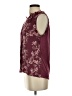 41Hawthorn 100% Polyester Burgundy Sleeveless Blouse Size S - photo 5