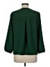J.Crew 100% Polyester Green 3/4 Sleeve Blouse Size M - photo 2