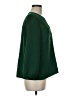 J.Crew 100% Polyester Green 3/4 Sleeve Blouse Size M - photo 4