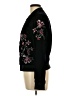 a.n.a. A New Approach 100% Polyester Floral Black Jacket Size L - photo 5