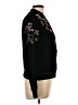 a.n.a. A New Approach 100% Polyester Floral Black Jacket Size L - photo 4