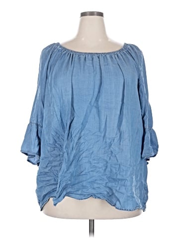 Catherines 3/4 Sleeve Blouse (view 1)