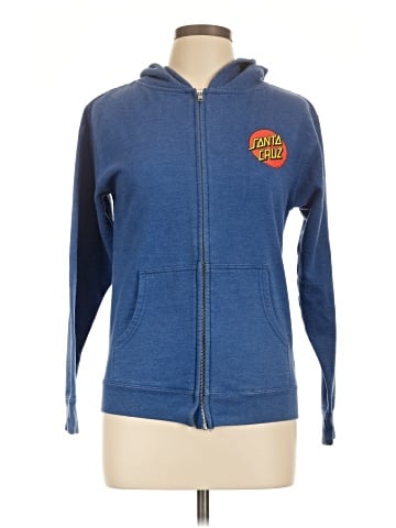 Santa Cruz Skate Zip Up Hoodie (view 1)
