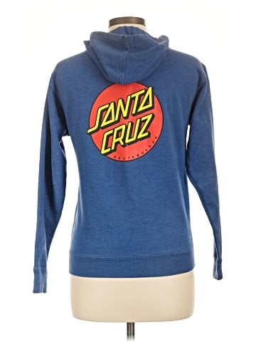 Santa Cruz Skate Zip Up Hoodie (view 2)