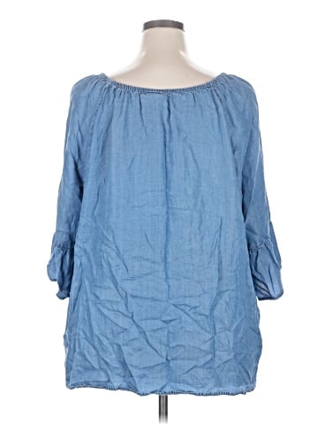 Catherines 3/4 Sleeve Blouse (view 2)