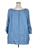 Catherines Blue 3/4 Sleeve Blouse Size 3X - photo 2