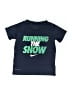 Nike 100% Polyester Blue Active T-Shirt 12-18 MO / 18 MO - photo 1