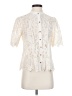 Floreat Ivory Short Sleeve Blouse Size 4 - photo 1