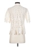 Floreat Ivory Short Sleeve Blouse Size 4 - photo 2