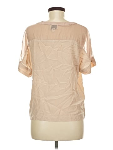 Greylin Short Sleeve Silk Top (view 2)