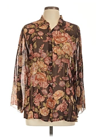 CAbi Long Sleeve Blouse (view 1)