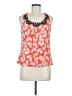 Boden 100% Cotton Orange Sleeveless Blouse Size 6 - photo 1