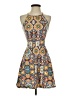 Mossimo Supply Co. Paisley Yellow Cocktail Dress Size XS - photo 1