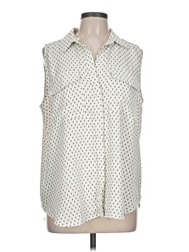 Ann Taylor Sleeveless Button Down Shirt