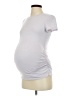 Old Navy - Maternity White Gray Short Sleeve Top Size XS Maternity - photo 1