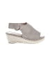 CATHERINE Catherine Malandrino Gray Wedges Size 7 1/2 - photo 1