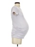 Old Navy - Maternity White Gray Short Sleeve Top Size XS Maternity - photo 4