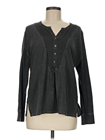 Poetry Long Sleeve Henley (view 1)