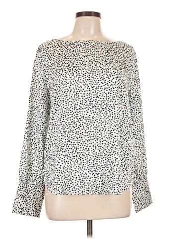 Ann Taylor Long Sleeve Blouse (view 1)