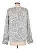 Ann Taylor 100% Polyester Ivory Long Sleeve Blouse Size L - photo 2