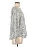 Ann Taylor 100% Polyester Ivory Long Sleeve Blouse Size L - photo 4