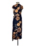 Leith 100% Rayon Print Blue Casual Dress Size XS - photo 2