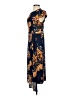 Leith 100% Rayon Print Blue Casual Dress Size XS - photo 5