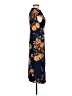 Leith 100% Rayon Print Blue Casual Dress Size XS - photo 4