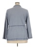 T by Talbots Houndstooth Blue Jacket Size 2X - photo 2