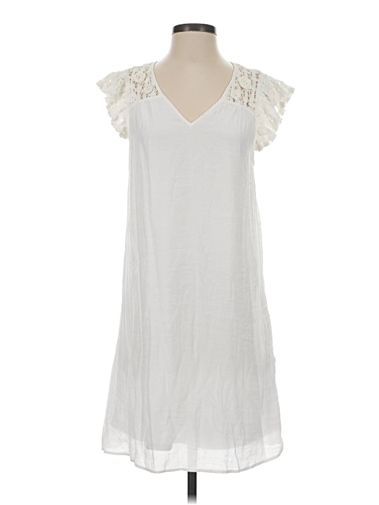 Pre-owned Indigo Rose Casual Dress In Ivory