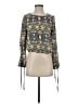 Aqua 100% Polyester Green Long Sleeve Blouse Size XS - photo 1