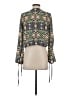 Aqua 100% Polyester Green Long Sleeve Blouse Size XS - photo 2