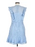 Aqua 100% Polyester Chevron-herringbone Blue Cocktail Dress Size M - photo 2