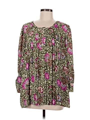 Susan Graver Long Sleeve Blouse (view 1)