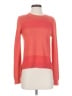 Theory Color Block Orange Wool Pullover Sweater Size S - photo 1