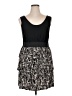 Mossimo Graphic Black Casual Dress Size XL - photo 1