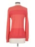 Theory Color Block Orange Wool Pullover Sweater Size S - photo 2