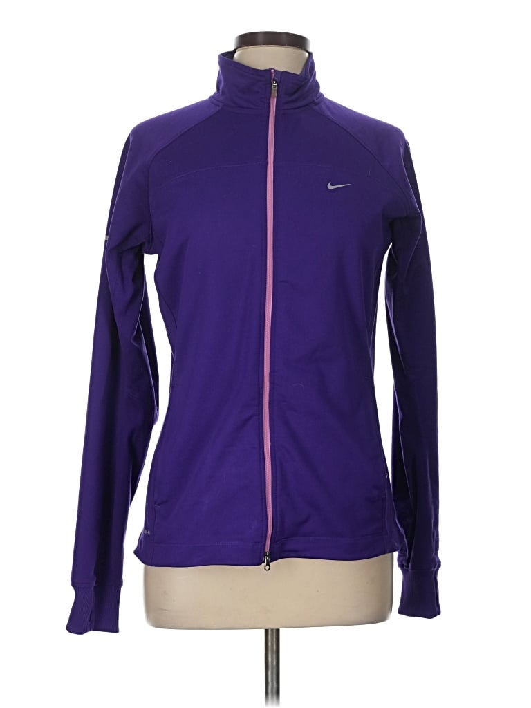 Pre-owned Nike Track Jacket In Purple